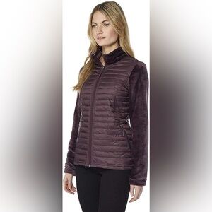 32 DEGREES Women's Luxe Fur Mix Media